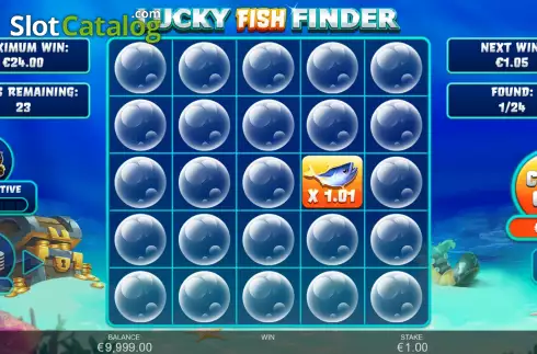 Οθόνη5. Lucky Fish Finder Κουλοχέρης