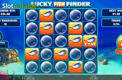 Οθόνη6. Lucky Fish Finder Κουλοχέρης