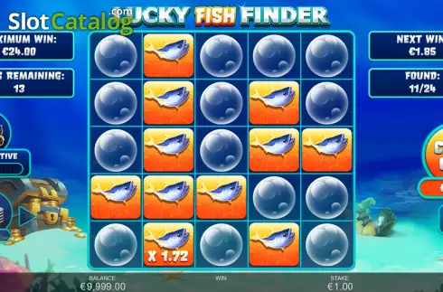 Οθόνη7. Lucky Fish Finder Κουλοχέρης