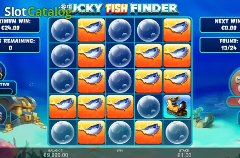 Οθόνη8. Lucky Fish Finder Κουλοχέρης