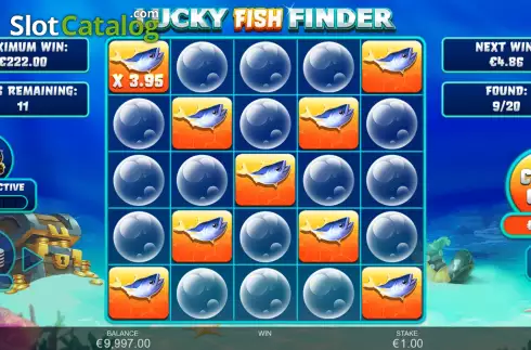 Οθόνη9. Lucky Fish Finder Κουλοχέρης