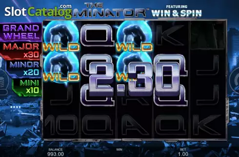 Οθόνη3. The Terminator Win and Spin Κουλοχέρης