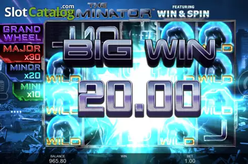 Οθόνη5. The Terminator Win and Spin Κουλοχέρης