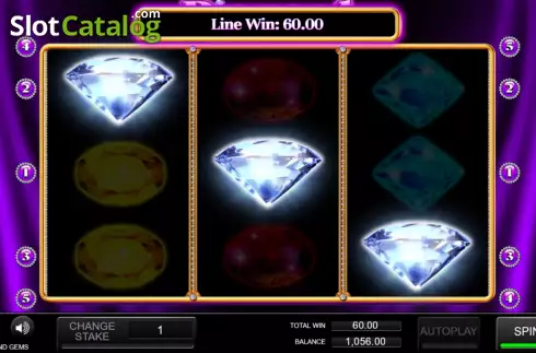 Οθόνη8. Diamond Gems Κουλοχέρης 