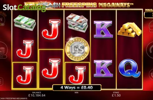 Οθόνη4. Gold Cash Free Spins Megaways Κουλοχέρης