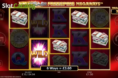 Οθόνη5. Gold Cash Free Spins Megaways Κουλοχέρης