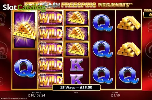 Οθόνη6. Gold Cash Free Spins Megaways Κουλοχέρης