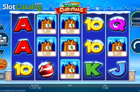 Οθόνη2. Cops 'n' Robbers Big Money Christmas Κουλοχέρης