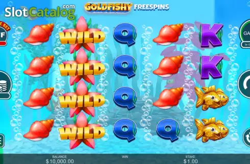 Οθόνη3. Gold Fishy Free Spins Κουλοχέρης