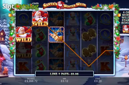 Οθόνη3. Santa's Winter Wilds Κουλοχέρης
