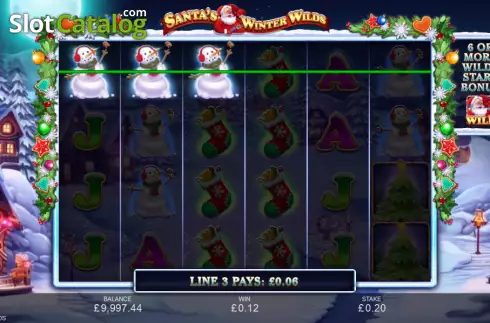 Οθόνη4. Santa's Winter Wilds Κουλοχέρης
