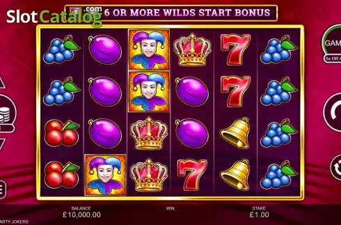 Οθόνη2. Wild Party Jokers Κουλοχέρης