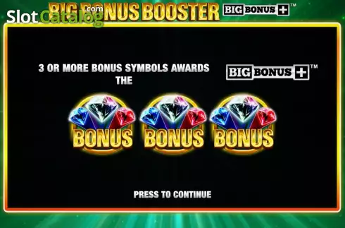 Οθόνη2. Big Bonus Booster Κουλοχέρης