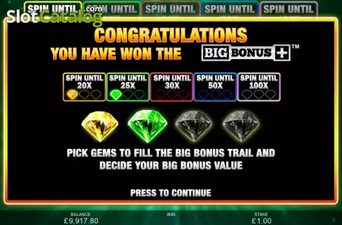 Οθόνη9. Big Bonus Booster Κουλοχέρης