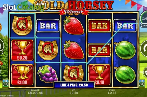 Οθόνη3. Gold Horsey Winner Κουλοχέρης