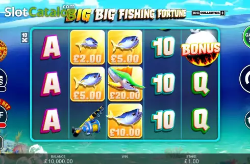 Οθόνη3. Big Big Fishing Fortune Κουλοχέρης