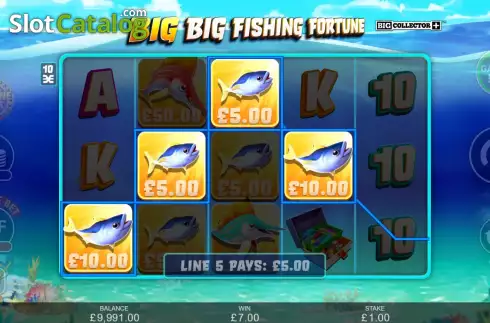 Οθόνη4. Big Big Fishing Fortune Κουλοχέρης