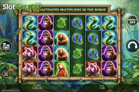 Οθόνη3. Kong Wonder Wilds Κουλοχέρης