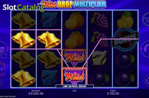 Οθόνη3. Wild Drop Multiplier Κουλοχέρης