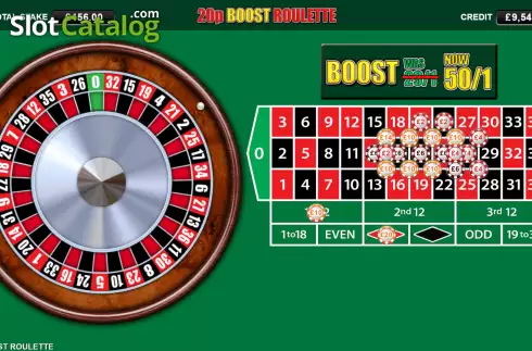Οθόνη7. 20p Boost Roulette Κουλοχέρης