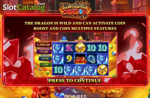 Οθόνη2. Happy Fortune Dragon Κουλοχέρης