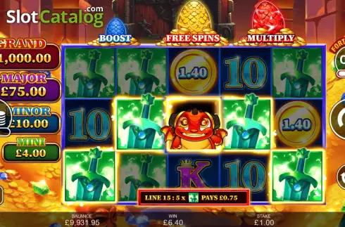 Οθόνη6. Happy Fortune Dragon Κουλοχέρης