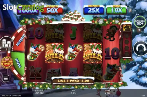 Οθόνη5. Wolf it Up! Christmas Κουλοχέρης
