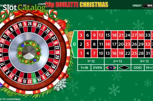 Οθόνη3. 20p Roulette Christmas Κουλοχέρης