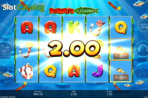 Οθόνη3. Dynamite Fishing Κουλοχέρης
