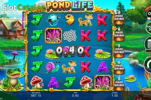 Οθόνη3. Pond Life Κουλοχέρης