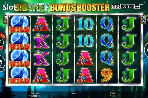 Οθόνη3. Big Wolf Bonus Booster Κουλοχέρης
