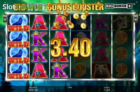 Οθόνη6. Big Wolf Bonus Booster Κουλοχέρης