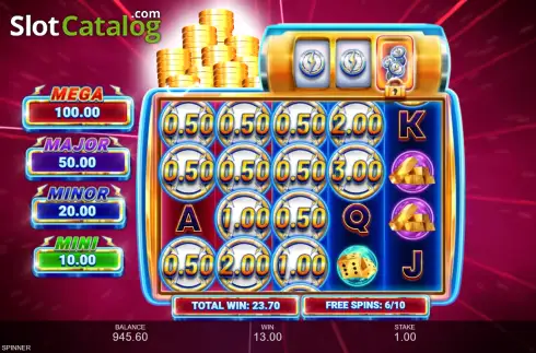Οθόνη3. Gold Spinner Κουλοχέρης 