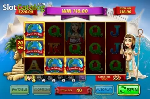 Οθόνη9. Leaders of the Free Spins World Κουλοχέρης 