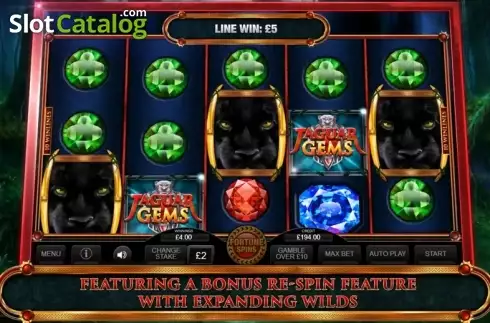 Οθόνη 1. Jaguar Gems Κουλοχέρης