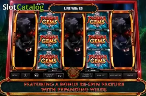 Οθόνη 4. Jaguar Gems Κουλοχέρης