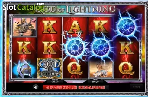 Οθόνη 3. God of Lightning (Inspired Gaming) Κουλοχέρης