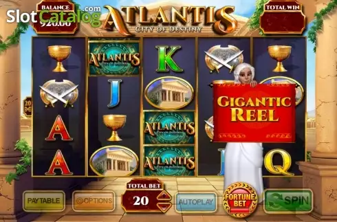 Οθόνη 4. Atlantis: City of Destiny Κουλοχέρης