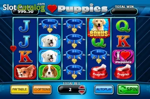 Οθόνη 1. I Heart Puppies Κουλοχέρης