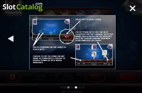Οθόνη7. Mike Tyson Blackjack Κουλοχέρης