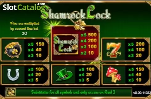 Οθόνη2. Shamrock Lock Κουλοχέρης
