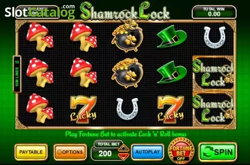 Οθόνη4. Shamrock Lock Κουλοχέρης