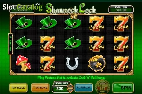 Οθόνη5. Shamrock Lock Κουλοχέρης