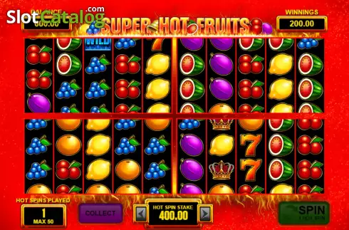 Οθόνη5. Super Hot Fruits Κουλοχέρης