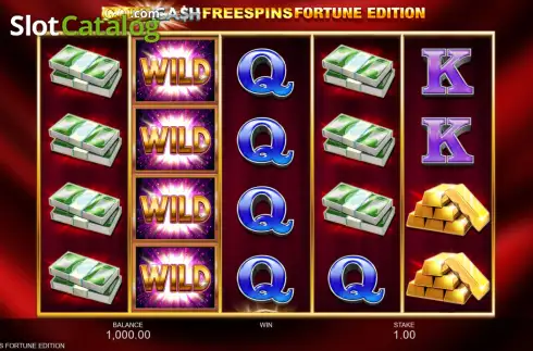 Οθόνη2. Gold Cash Free Spins Fortune Edition Κουλοχέρης