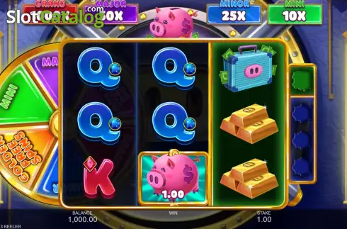 Οθόνη2. Bigger Piggy Bank 3 Reeler Κουλοχέρης