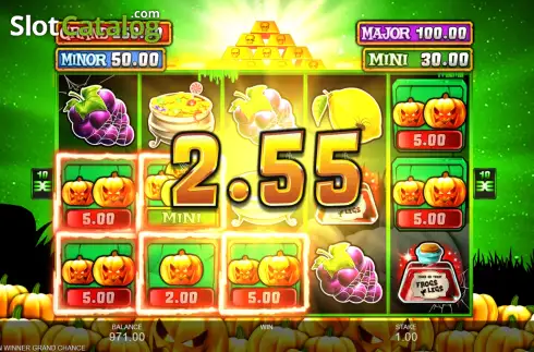 Οθόνη3. Halloween Golden Winner Grand Chance Κουλοχέρης 