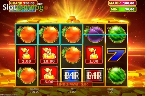 Οθόνη3. Golden Winner Grand Chance Rising Κουλοχέρης 