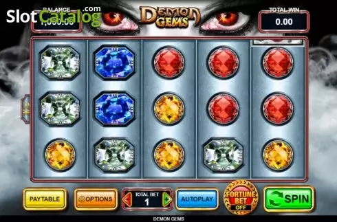 Οθόνη7. Demon Gems Κουλοχέρης