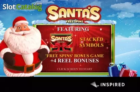 Οθόνη2. Santa's Free Spins Κουλοχέρης